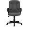 Emma and Oliver Mid-Back Fabric Executive Swivel Office Chair with Nylon Arms